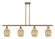 Ballston Four Light Island Pendant in Antique Brass (405|516-4I-AB-G459-6ME)