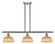 Ballston Three Light Island Pendant in Brushed Satin Nickel (405|516-3I-SN-NBD2-9-NAT)
