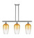 Ballston Three Light Island Pendant in Brushed Satin Nickel (405|516-3I-SN-G484-7AM)