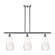 Ballston Three Light Island Pendant in Brushed Satin Nickel (405|516-3I-SN-G480-6OP)