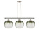 Ballston Three Light Island Pendant in Polished Nickel (405|516-3I-PN-G481-10SL)