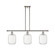 Ballston Three Light Island Pendant in Polished Nickel (405|516-3I-PN-G460-7CL)