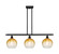 Ballston Three Light Island Pendant in Matte Black (405|516-3I-BK-G483-8AM)