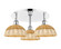 Ballston Three Light Semi-Flush Mount in Polished Chrome (405|516-3C-PC-NBD2-9-NAT)