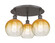 Ballston Three Light Semi-Flush Mount in Oil Rubbed Bronze (405|516-3C-OB-G483-8AM)