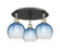 Ballston Three Light Semi-Flush Mount in Black Antique Brass (405|516-3C-BAB-G483-8SB)