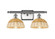 Ballston Two Light Bath Vanity in Brushed Satin Nickel (405|516-2W-SN-NBD2-75-NAT)