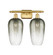 Ballston Two Light Bath Vanity in Satin Gold (405|516-2W-SG-G484-7SL)