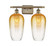 Ballston Two Light Bath Vanity in Antique Brass (405|516-2W-AB-G484-7AM)