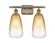 Ballston Two Light Bath Vanity in Antique Brass (405|516-2W-AB-G480-6AM)