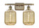 Ballston Two Light Bath Vanity in Antique Brass (405|516-2W-AB-G460-7ME)
