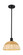Ballston One Light Mini Pendant in Matte Black (405|516-1S-BK-NBD2-12-NAT)