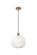 Ballston One Light Mini Pendant in Brushed Brass (405|516-1P-BB-G481-10OP)