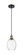 Ballston One Light Mini Pendant in Black Antique Brass (405|516-1P-BAB-G459-6CL)