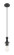 Ballston One Light Mini Pendant in Matte Black (405|415-1P-BK)