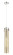 Downtown Urban One Light Pendant in Polished Nickel (405|413-1PS-PN-G413-1S-4ME)