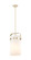 Downtown Urban One Light Mini Pendant in Champagne Bronze (405|413-1PM-CB-G413-1S-8WH)