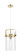 Downtown Urban One Light Mini Pendant in Champagne Bronze (405|413-1PM-CB-G413-1S-8CL)