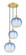Ballston Three Light Pendant in Satin Gold (405|113B-3P-SG-G481-10SB)