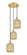 Ballston Three Light Pendant in Satin Gold (405|113B-3P-SG-G460-7ME)