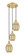 Ballston Three Light Pendant in Satin Gold (405|113B-3P-SG-G459-6ME)