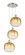 Ballston Three Light Pendant in Polished Nickel (405|113B-3P-PN-G481-10AM)