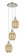 Ballston Three Light Pendant in Polished Nickel (405|113B-3P-PN-G459-6ME)