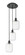 Ballston Three Light Pendant in Matte Black (405|113B-3P-BK-G460-7CL)