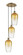 Ballston Three Light Pendant in Antique Brass (405|113B-3P-AB-G484-7AM)