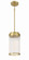 Whittley One Light Pendant in Satin Brass (46|60192-SB)