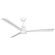 Simple 52''Ceiling Fan in Flat White (15|F787L-WHF)