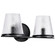 Valentine Two Light Vanity in Black (72|60-8252)