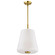 Lune Three Light Pendant in Vintage Brass (72|60-8238)