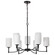 Liam Nine Light Chandelier in Matte Black (72|60-8219)