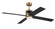 Gregory 56'' Indoor Ceiling Fan with no Wifi 56'' Ceiling Fan in Satin Brass (46|GRG56SBFB4-NWF)