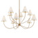 Evermore Ten Light Chandelier in Patina Brass (67|F1960-PBR)
