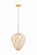 Apple Valley One Light Pendant in Aged Brass (70|9213-AGB)