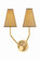 Buskirk Two Light Wall Sconce in Aged Brass (70|2452-AGB)