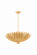 Whitfield Four Light Chandelier in Vintage Gold Leaf (70|1823-VGL)