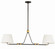 Crown Heights Two Light Linear Pendant in Aged Brass (70|1062-AGB/DB)