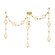Corda LED Chandelier in Vintage Brass (68|557-18-VB)