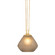 Saint Tropez One Light Pendant in Vintage Brass (68|520-14-VB)