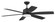 Hogan 54'' Indoor Ceiling fan no Wifi 54'' Ceiling Fan in Flat Black (46|HGN54FB6-NWF)