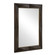 Diamond In The Rough Mirror in Dark Walnut Stain With A Brass Plated Stainless Steel (52|08285)