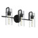 Niccol Three Light Bath in Black (12|55252BK)
