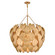 Camille LED Chandelier in Distressed Brass (138|FR47168DA)
