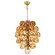 Perriand LED Chandelier in Unlacquered Brass (138|FR46856UB)