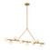 Terrell LED Linear Chandelier in Luxe Gold (60|TRL-2807-LG)