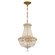 Roslyn Five Light Chandelier in Aged Brass (60|ROS-A1006-AG-CL-MWP)