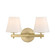 Colton Two Light Wall Sconce in Vibrant Gold (60|COL-202-VG)